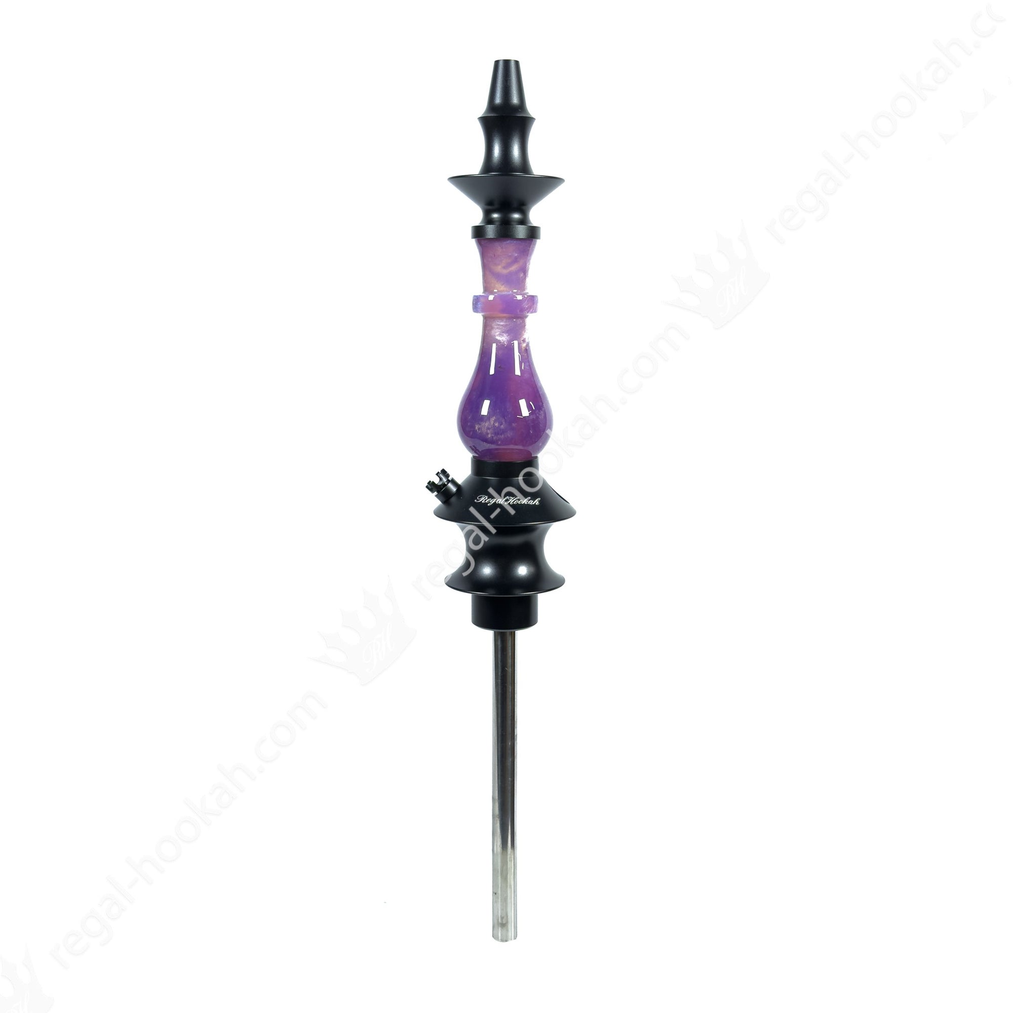 Regal Hookah Prince Epoxy Purple Wood by Regal Hookah | Premium Hookah Made in USA