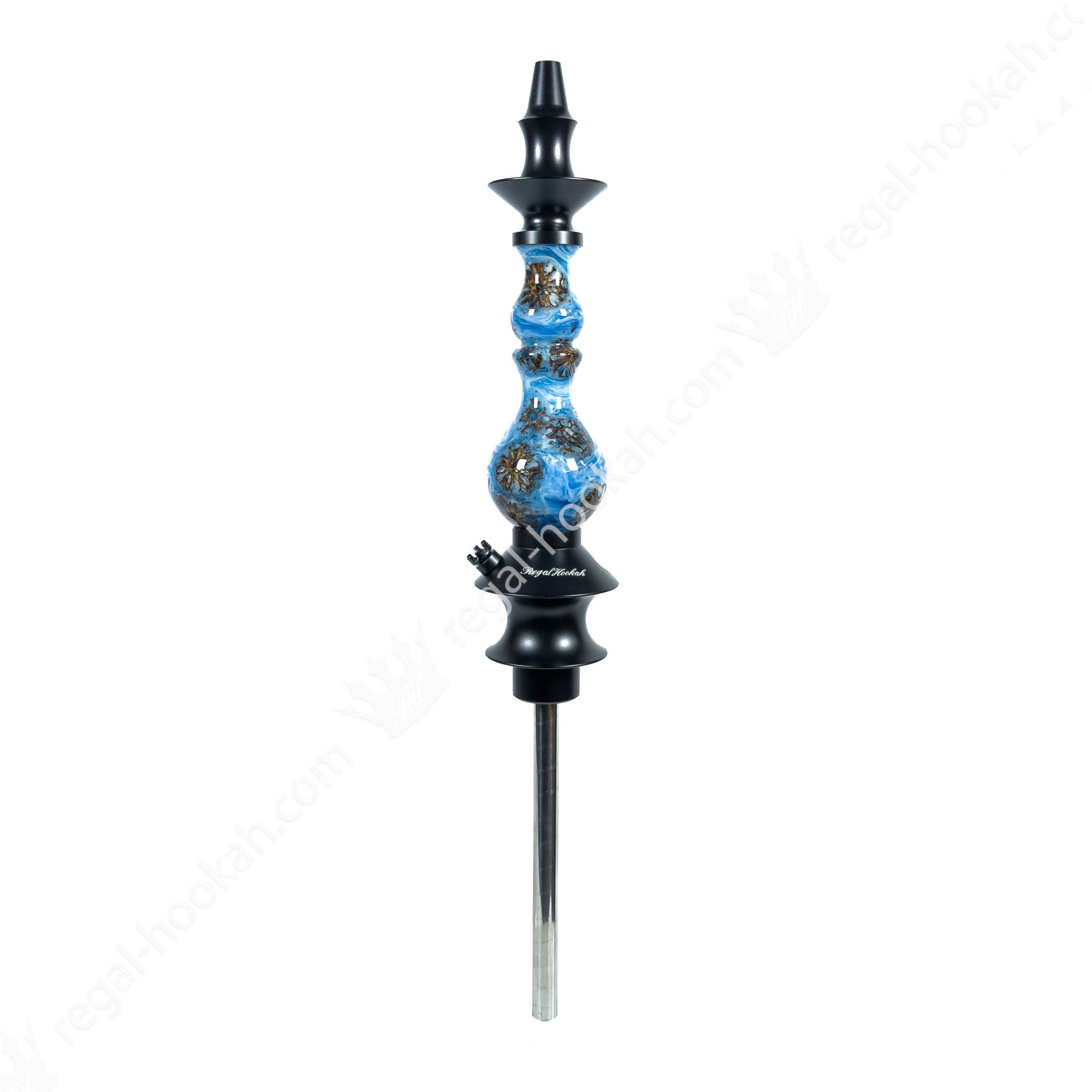 Regal Hookah Bishop Epoxy Blue Anise by Regal Hookah | Premium Hookah Made in USA