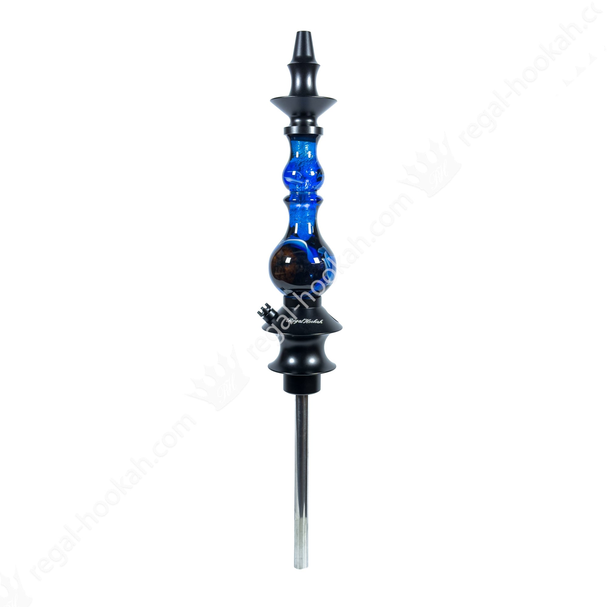 Regal Hookah Bishop Epoxy Blue Wood by Regal Hookah | Premium Hookah Made in USA