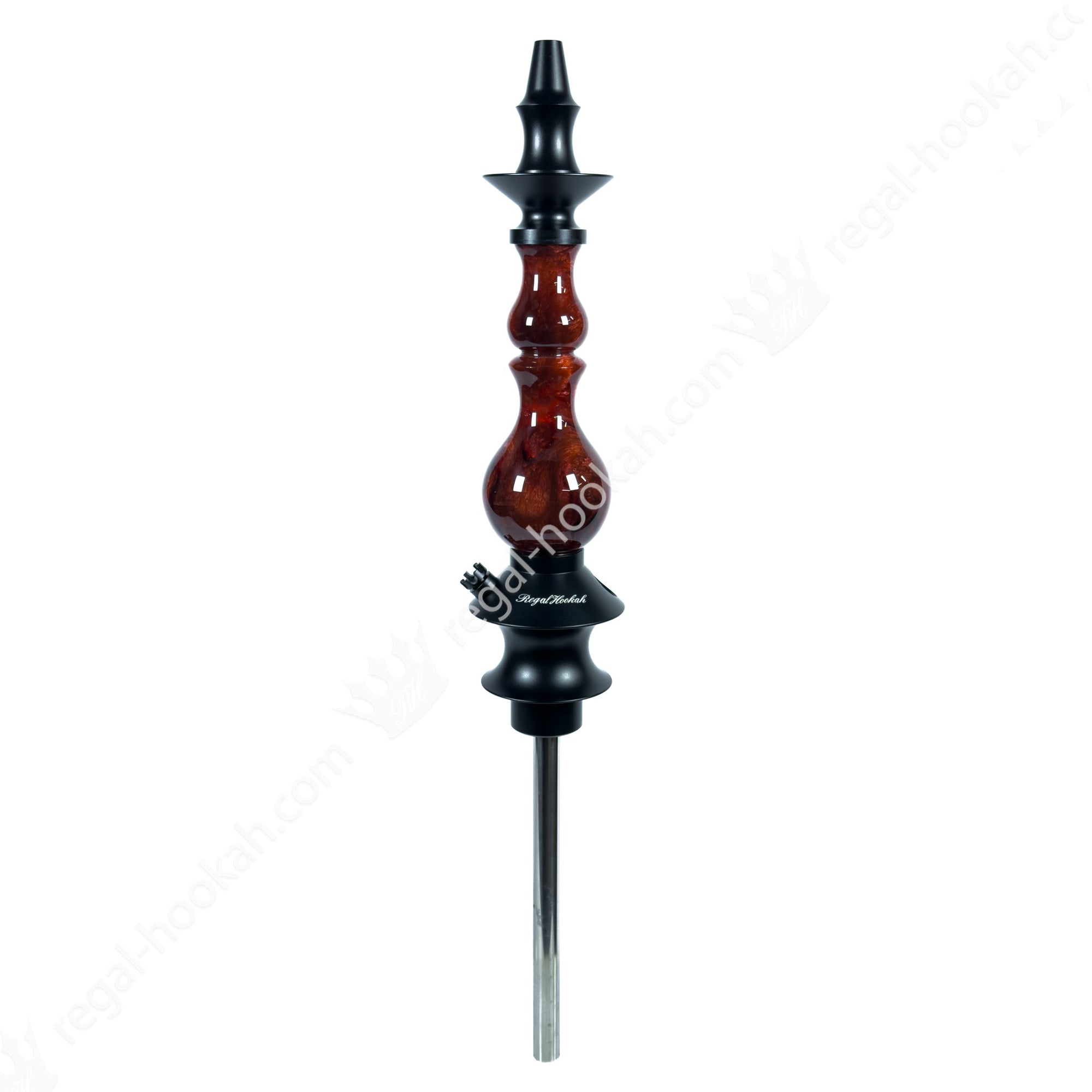 Regal Hookah Bishop Epoxy Red Pearl by Regal Hookah | Premium Hookah Made in USA