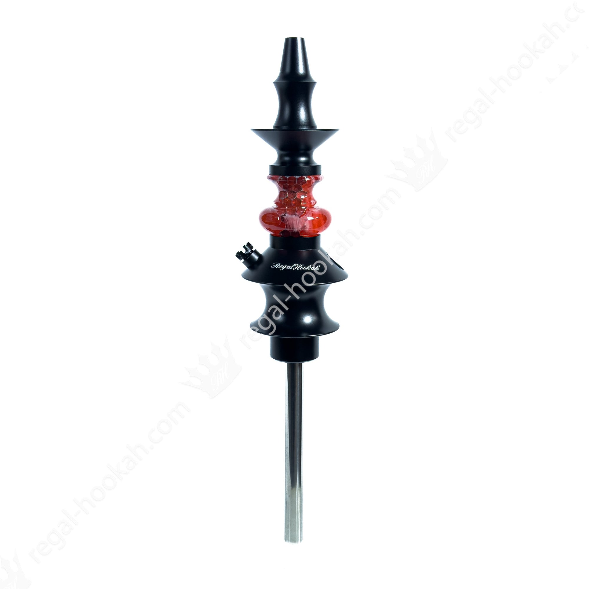 Regal Hookah Pawn Red Marble by Regal Hookah | Premium Hookah Made in USA