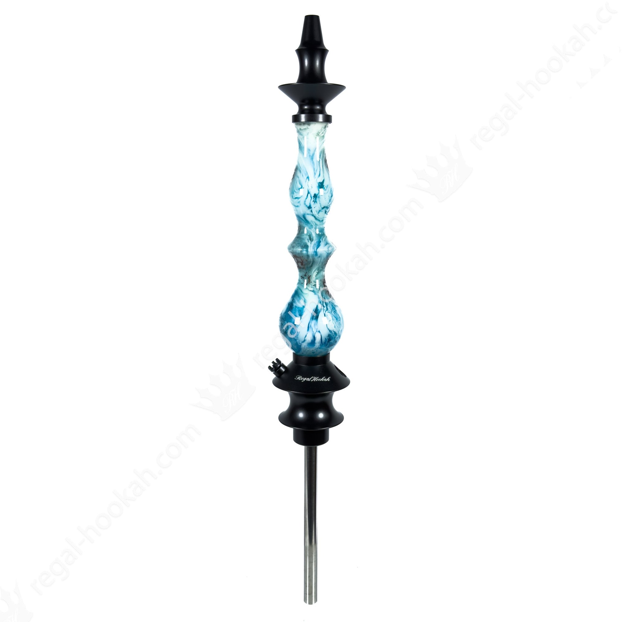 Regal Hookah Queen Epoxy Blue Anise by Regal Hookah | Premium Hookah Made in USA
