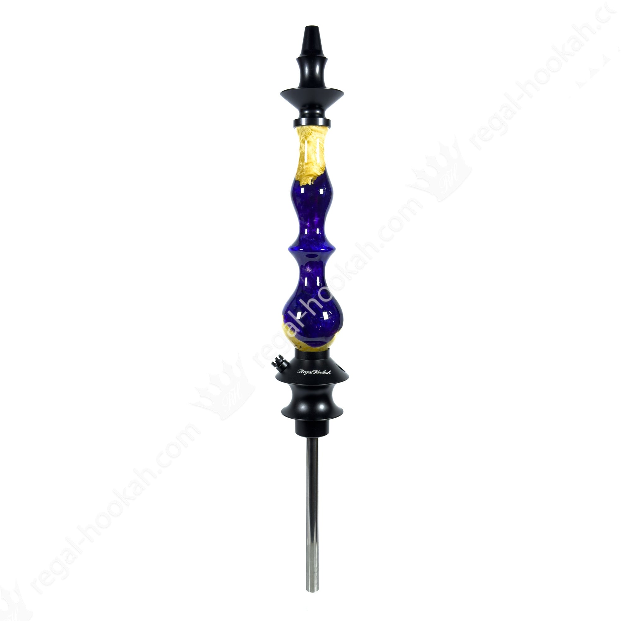 Regal Hookah Queen Epoxy Pineapple Blue by Regal Hookah | Premium Hookah Made in USA