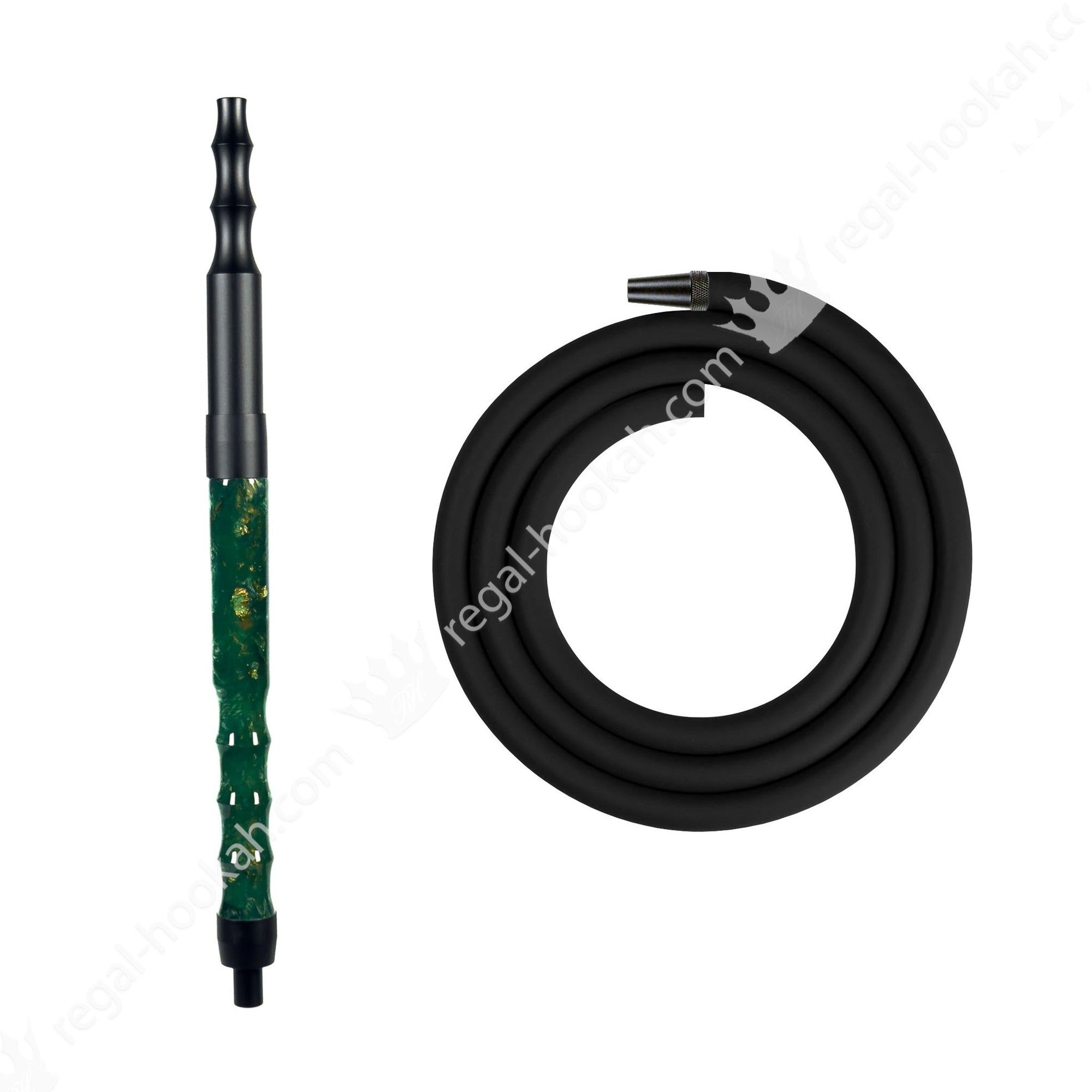Regal Hookah Hose Kit Emerald by Regal Hookah | Premium Hookah Made in USA