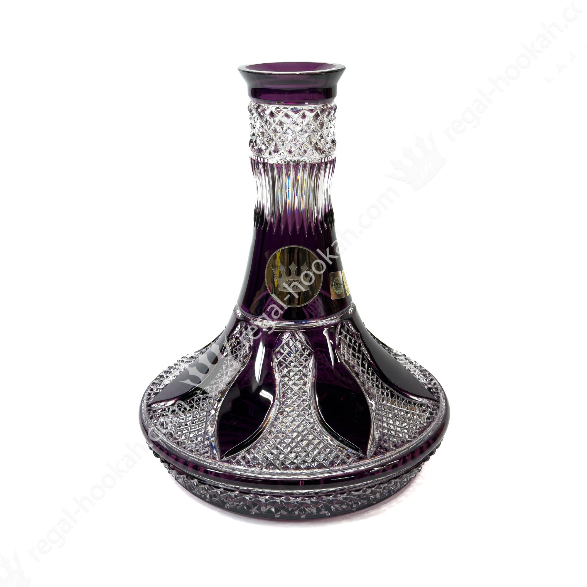 Base Caesar Crystal Purple Platinum – Buy Premium Hookah with Worldwide Shipping | Regal Hookah