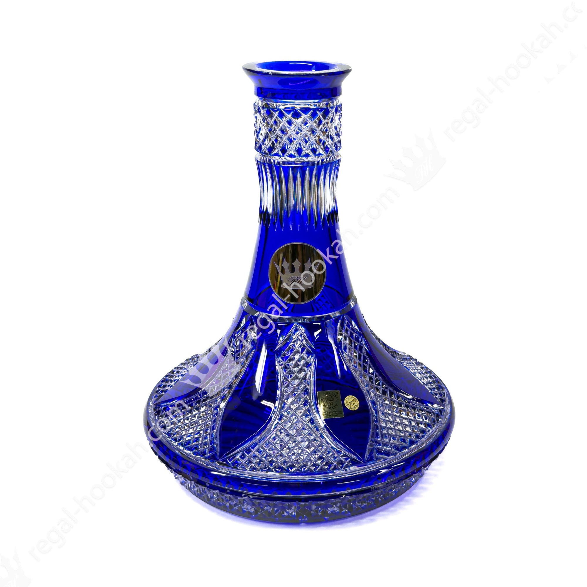 Base Caesar Crystal Blue Platinum – Buy Premium Hookah with Worldwide Shipping | Regal Hookah
