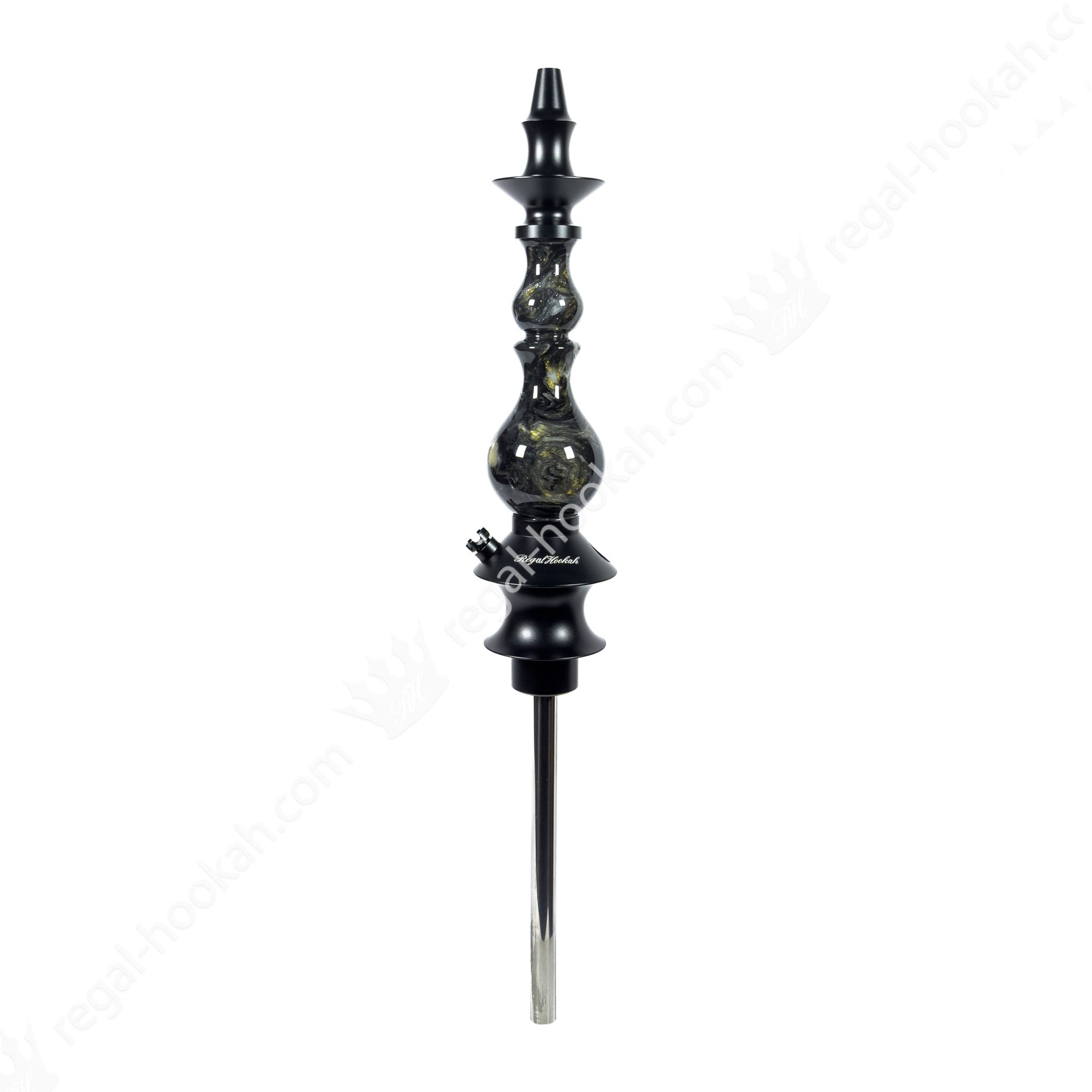 Regal Hookah Bishop Epoxy Dark Pearl by Regal Hookah | Premium Hookah Made in USA