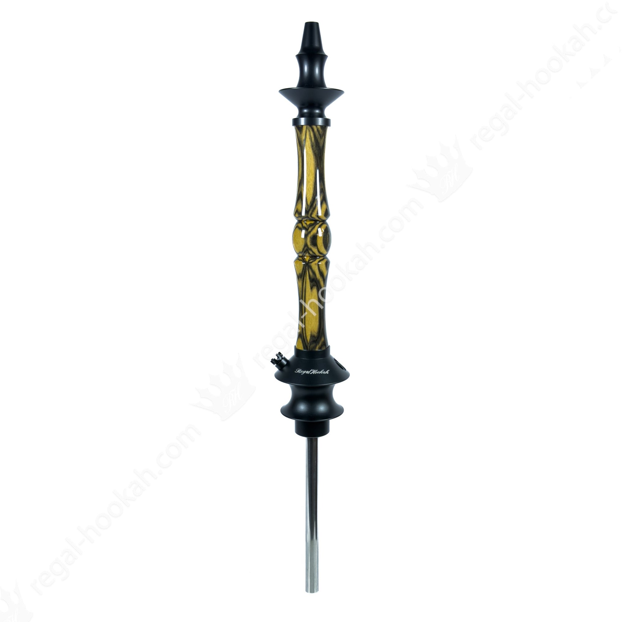 Regal Hookah Queen Eye Black and White Ebony by Regal Hookah | Premium Hookah Made in USA