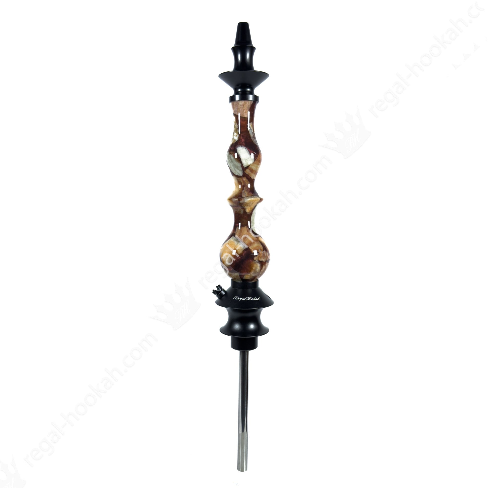 Regal Hookah Queen Triple Wood by Regal Hookah | Premium Hookah Made in USA