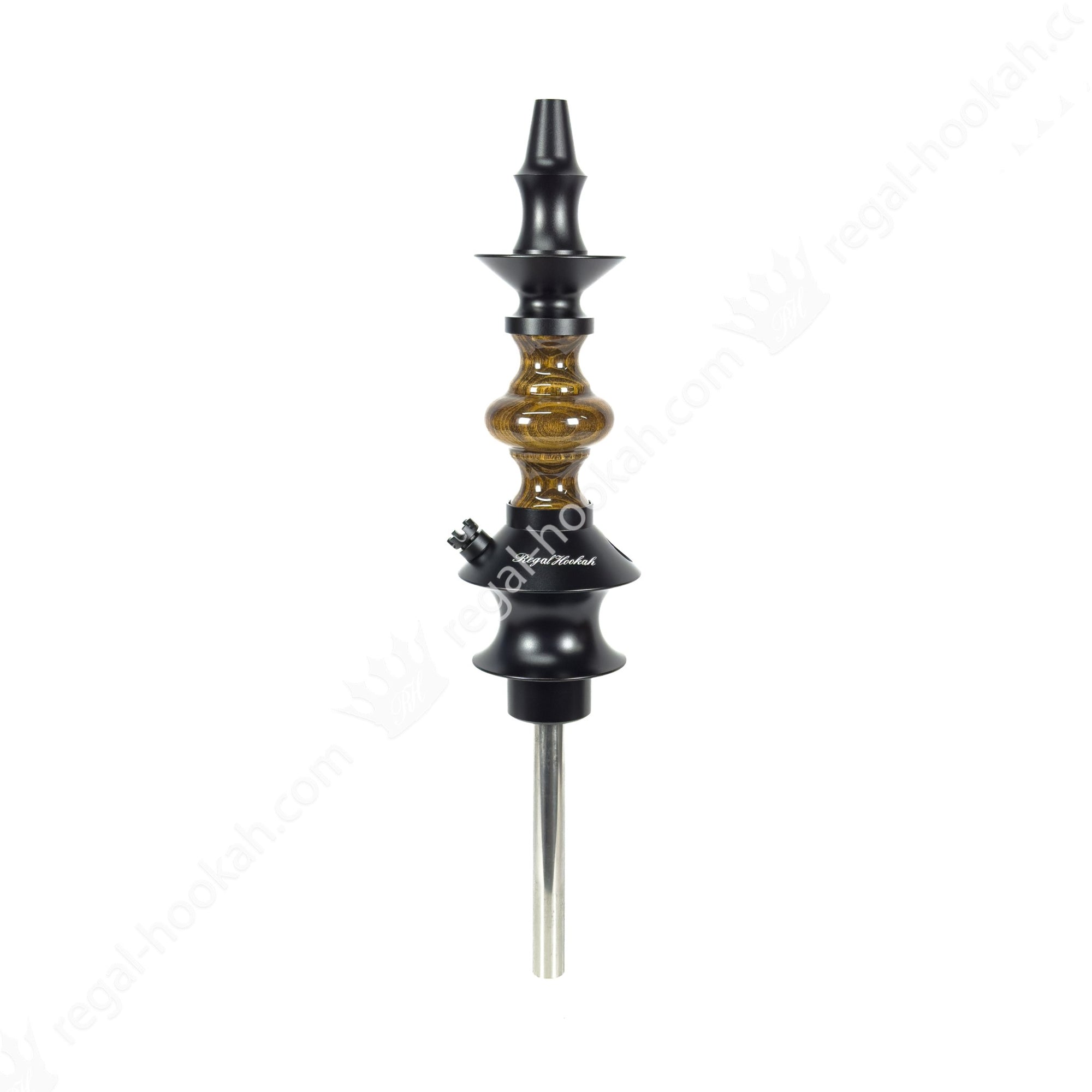 Regal Hookah Pawn Shape2 Nutwood  by Regal Hookah | Premium Hookah Made in USA