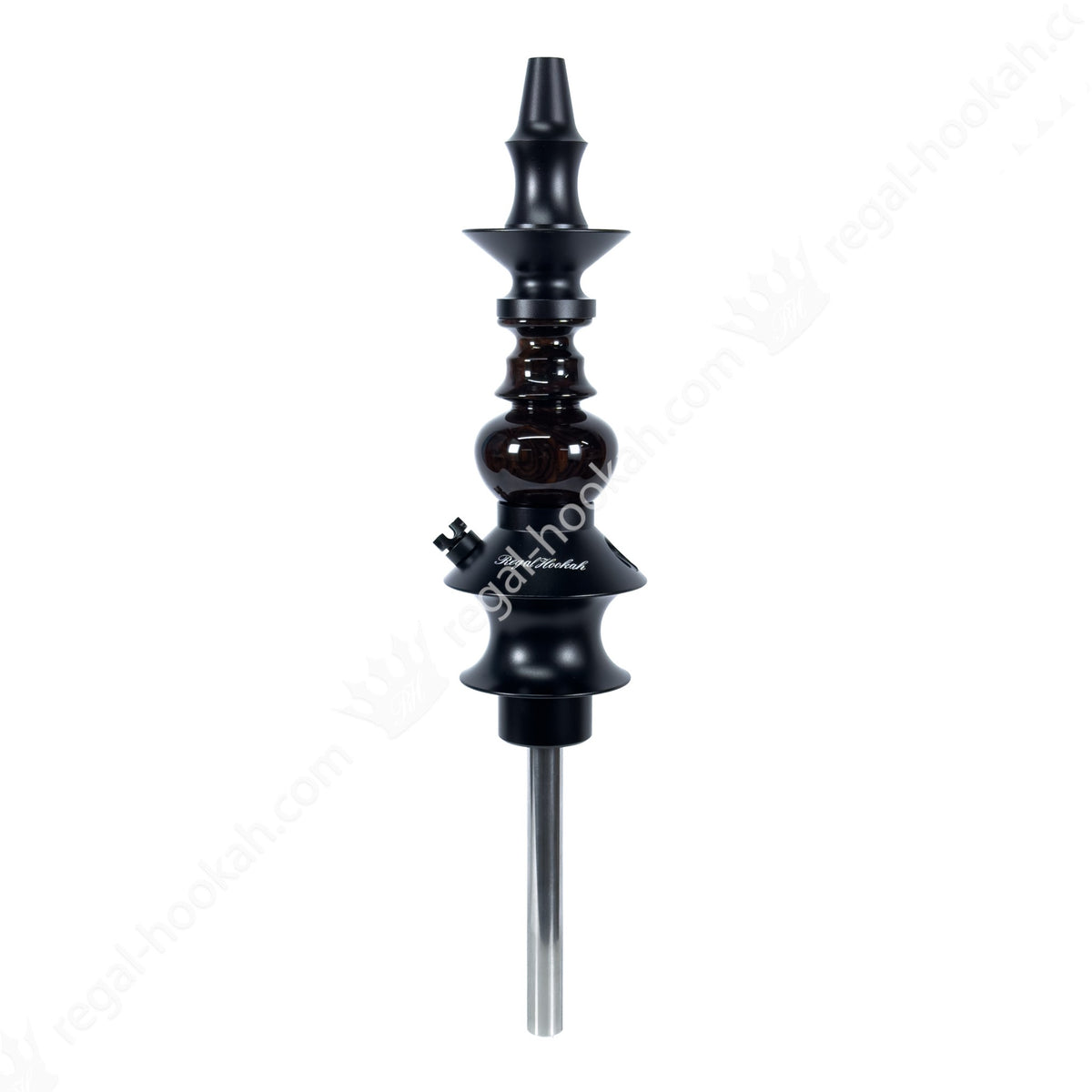 Regal Hookah Pawn Dark Brown Gloss