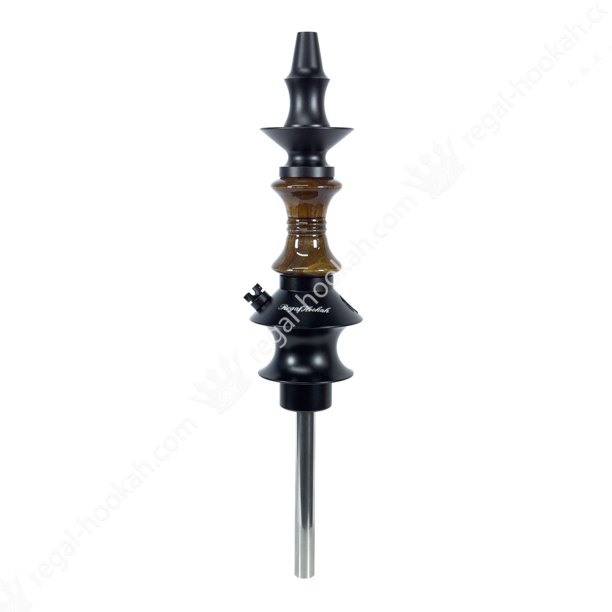 Regal Hookah Pawn Short Hourglass Darkwood