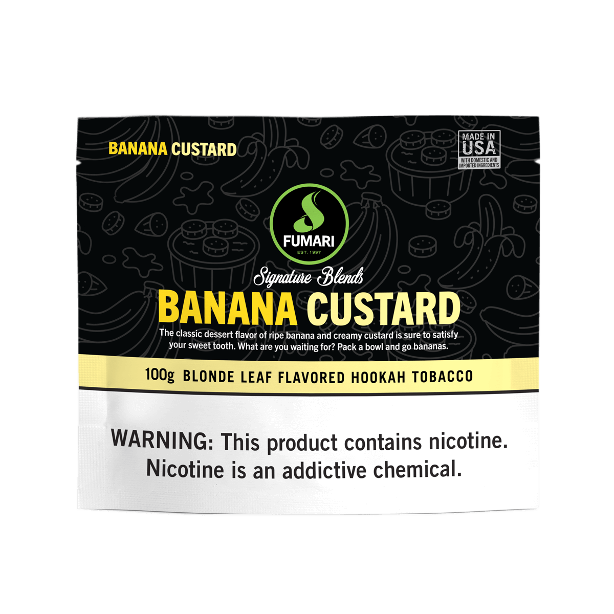 Tobacco Fumari Banana Custard 100 g