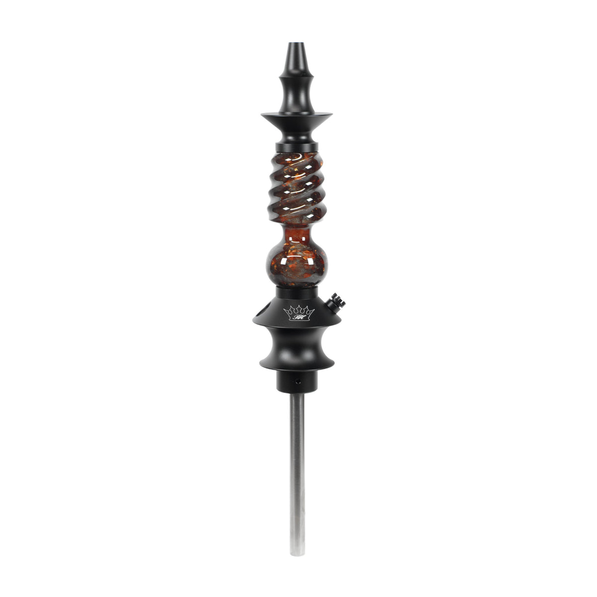 Regal Hookah Mini Cavalier Epoxy Wine/Gold Flakes (6.5 in. Tube)