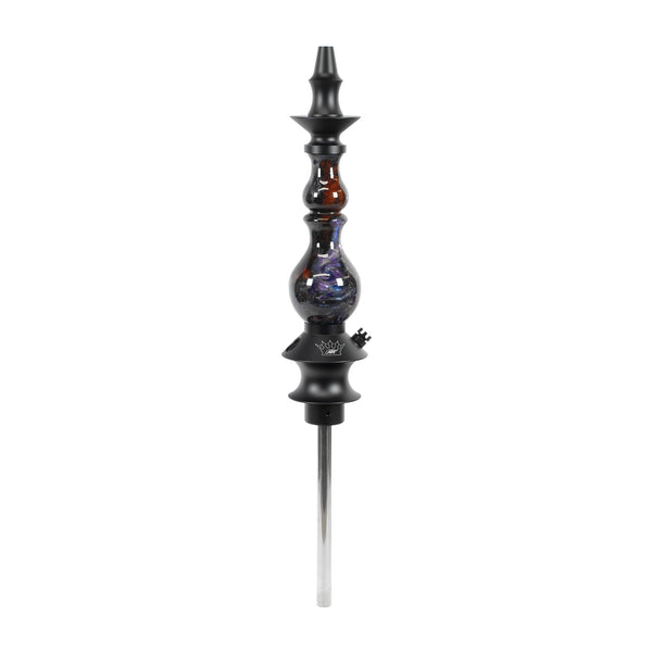Regal Hookah Bishop Epoxy Purple Swirl Pine Cone Wood