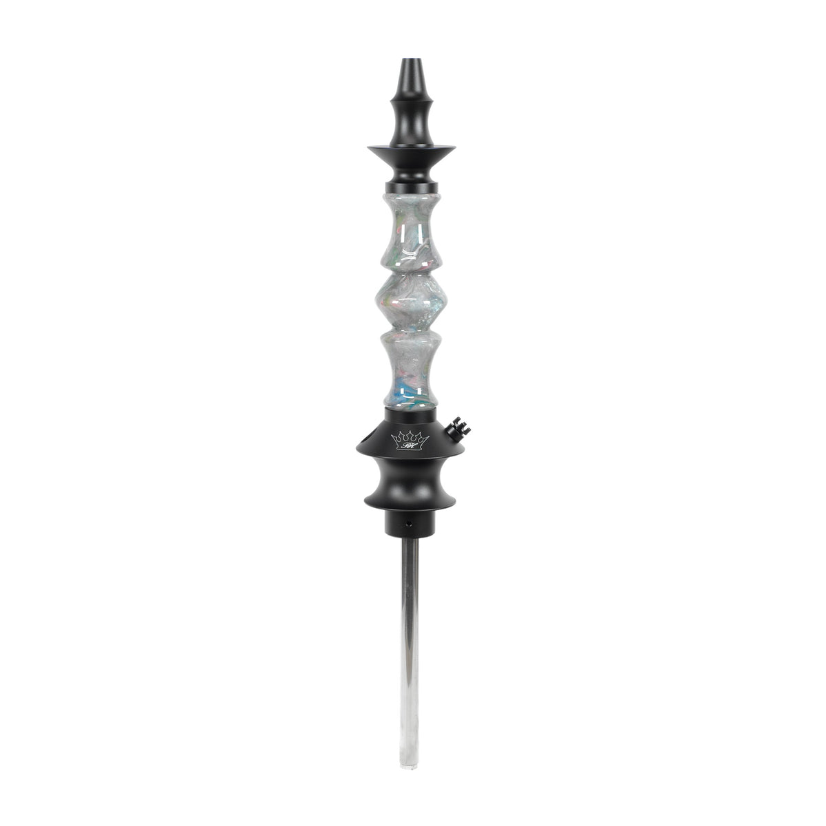 Regal Hookah Bishop Size Queen Eye Epoxy Blue/Pink/Green Swirl