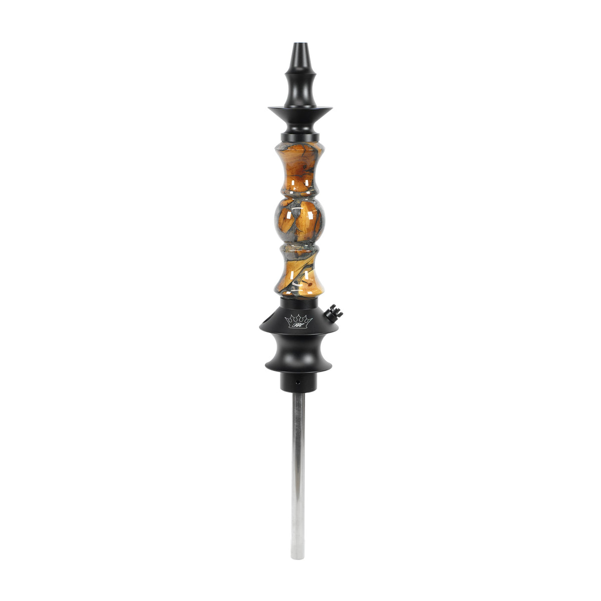 Regal Hookah Bishop Size Queen Eye Epoxy Pink/Green/Gold Swirl