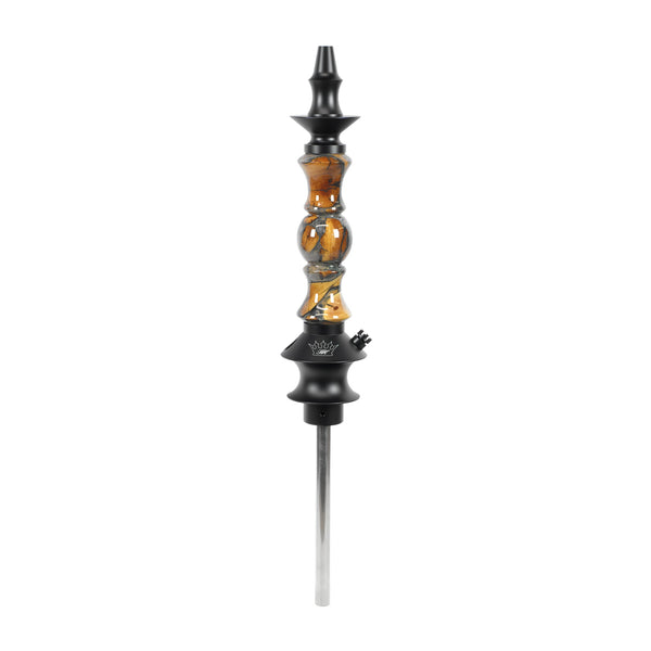 Regal Hookah Bishop Size Queen Eye Epoxy Pink/Green/Gold Swirl