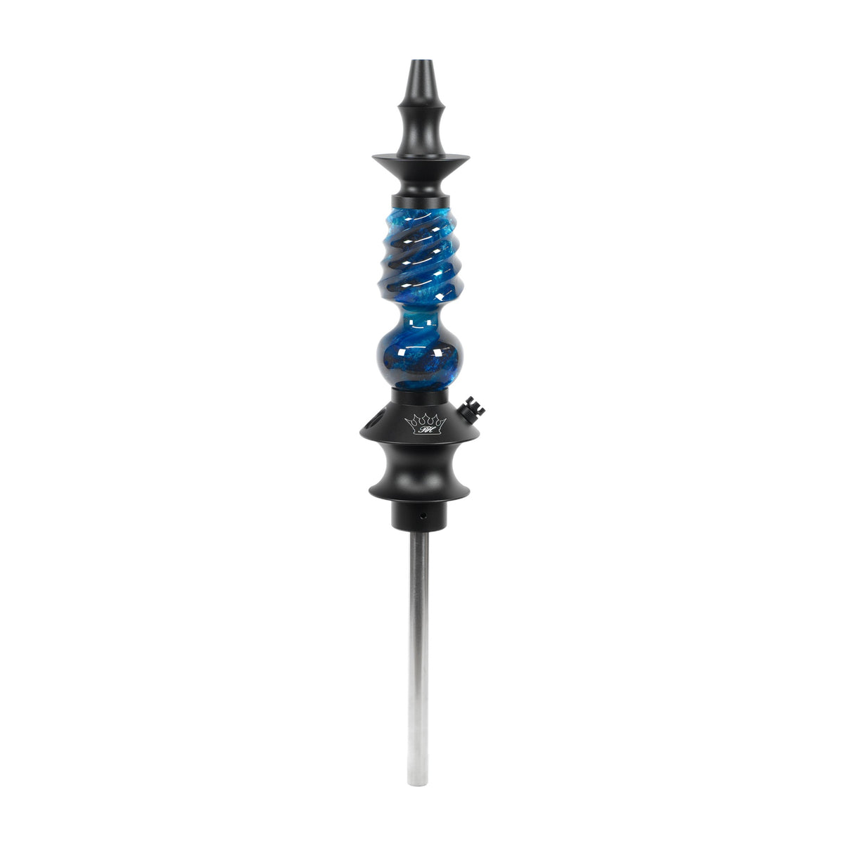 Regal Hookah Mini Cavalier Epoxy Blue Swirl