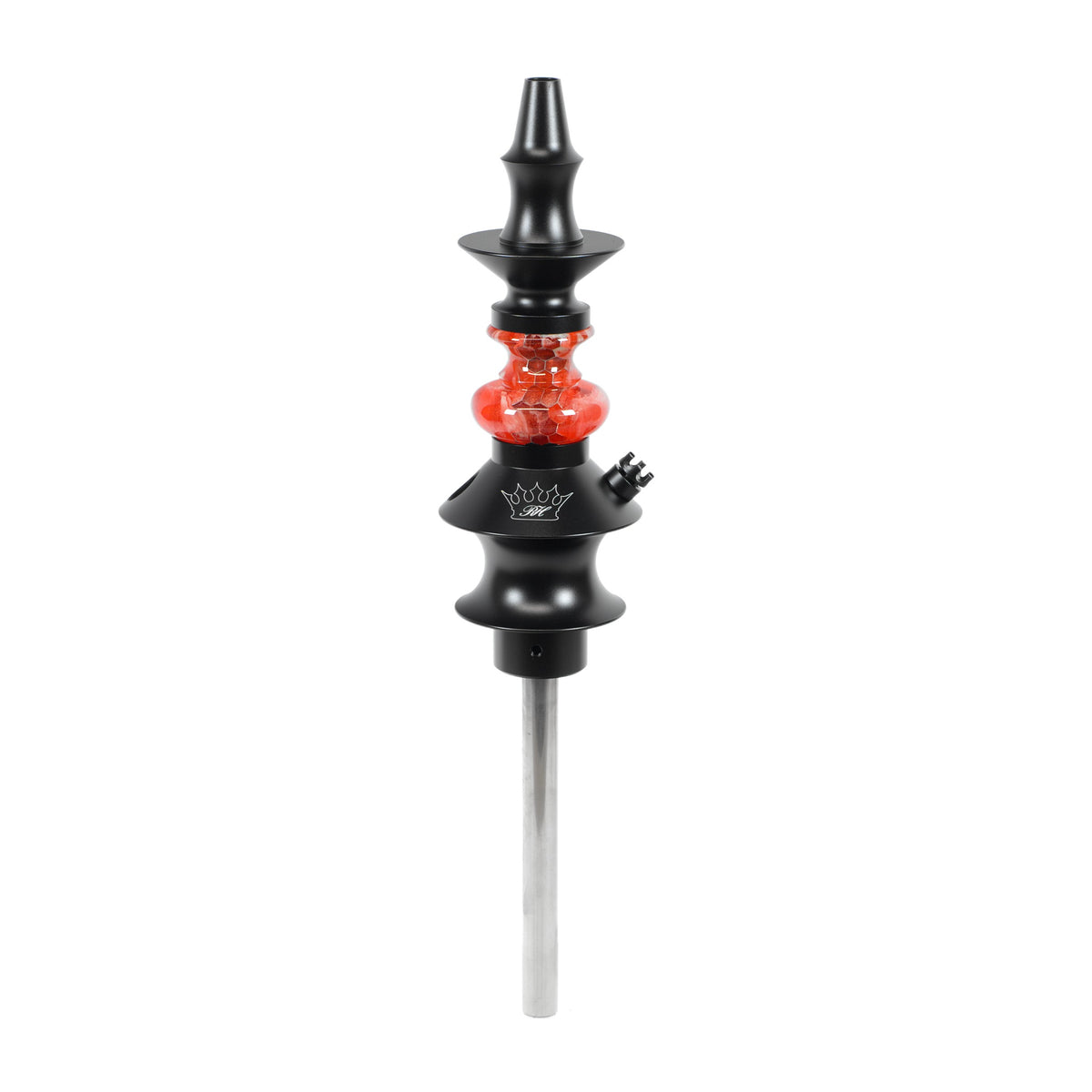 Regal Hookah Pawn Epoxy #1 Red/White Honey Comb Mini