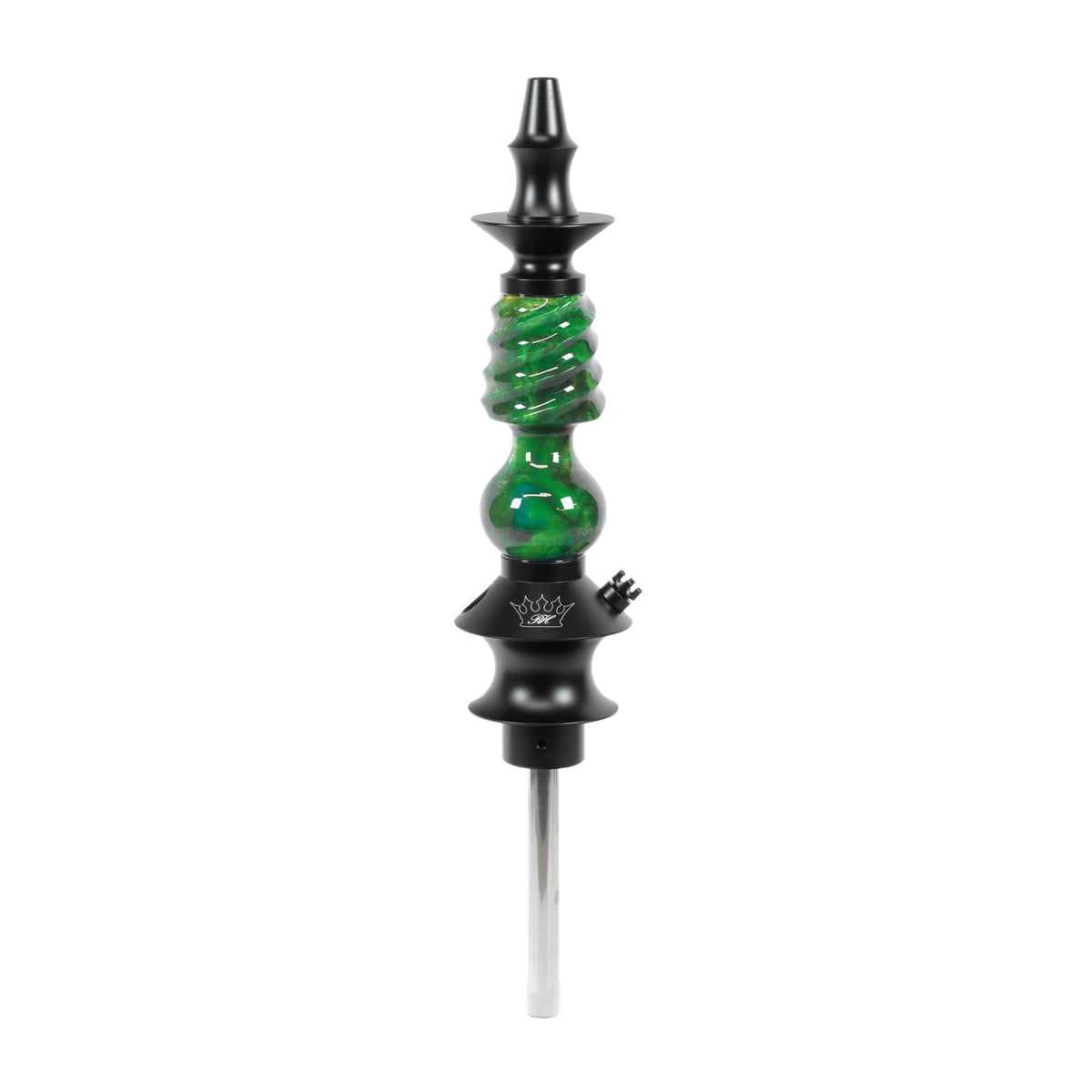 Regal Hookah Mini Cavalier Epoxy Green Swirl