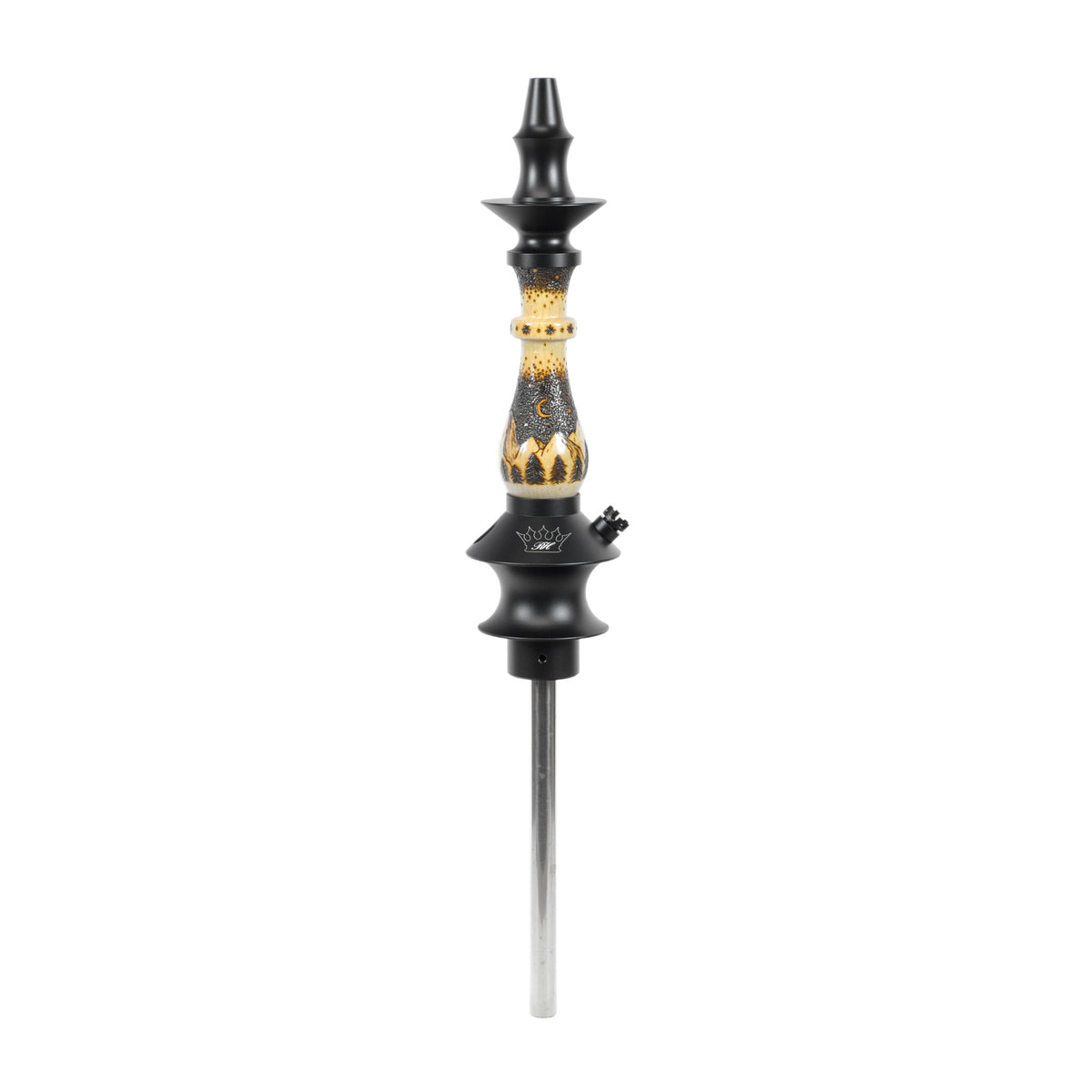 Regal Hookah Joker Hand Work Burn