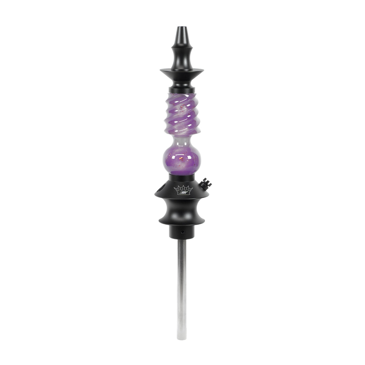 Regal Hookah Mini Cavalier Epoxy L. Purple/Bronze Flakes (6.5 in. Tube)