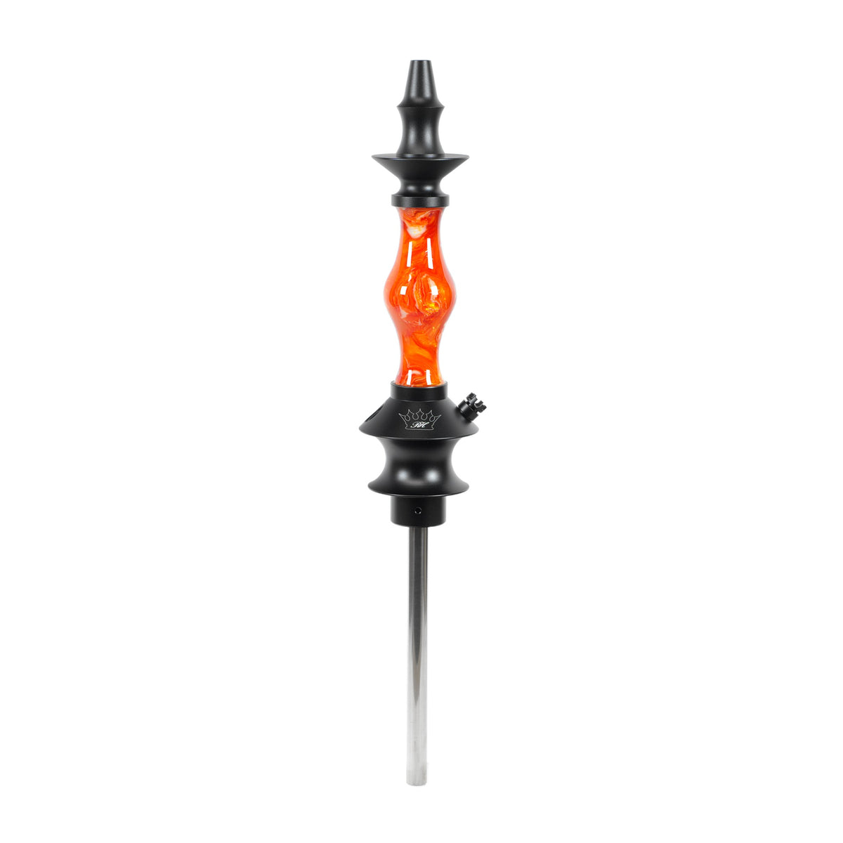 Regal Hookah Joker Epoxy Orange/White Swirl