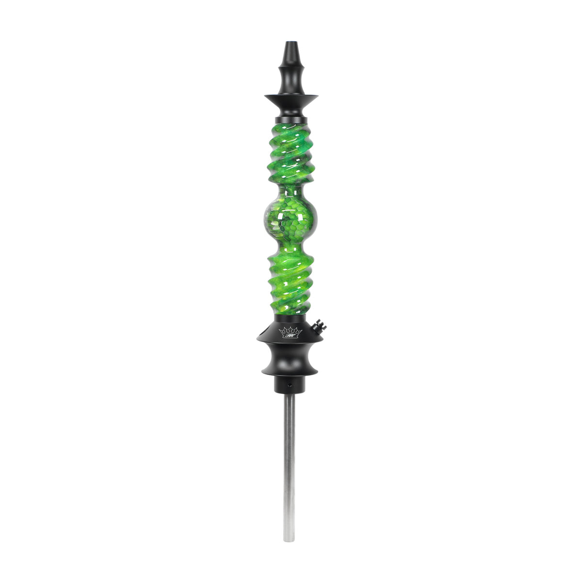 Regal Hookah Bishop Epoxy Double Mini Cavalier Green