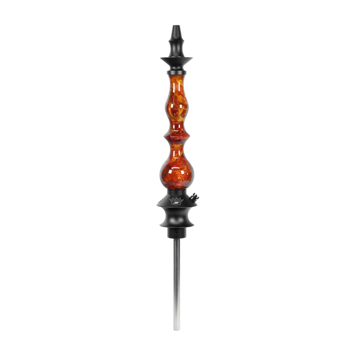 Regal Hookah Queen Epoxy Red/Gold Swirl