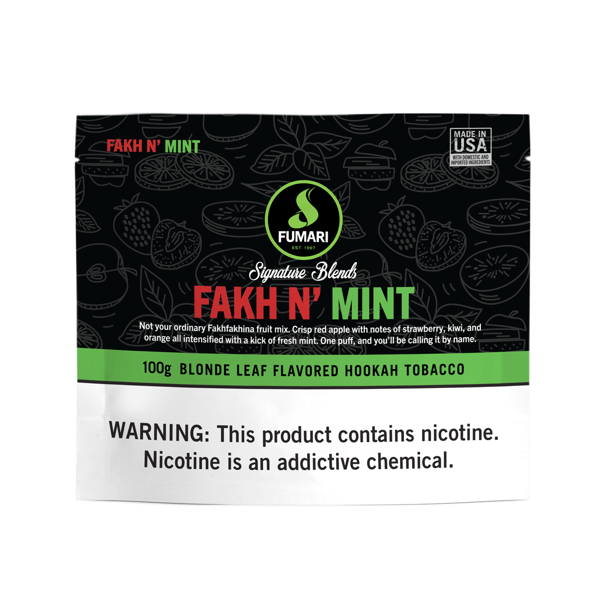 Tobacco Fumari Fakh N'Mint 100 g