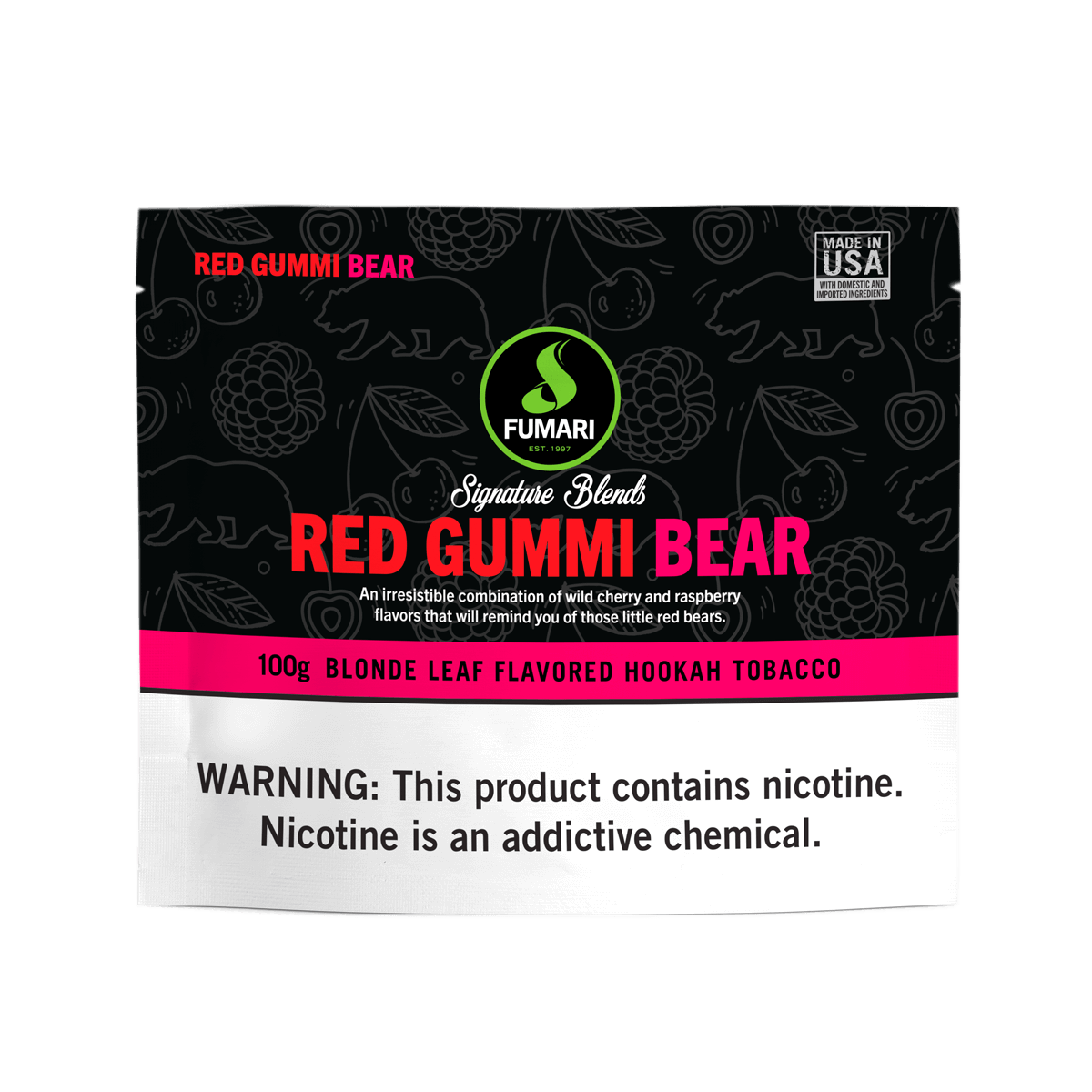 Tobacco Fumari Red Gummi Bear 100 g