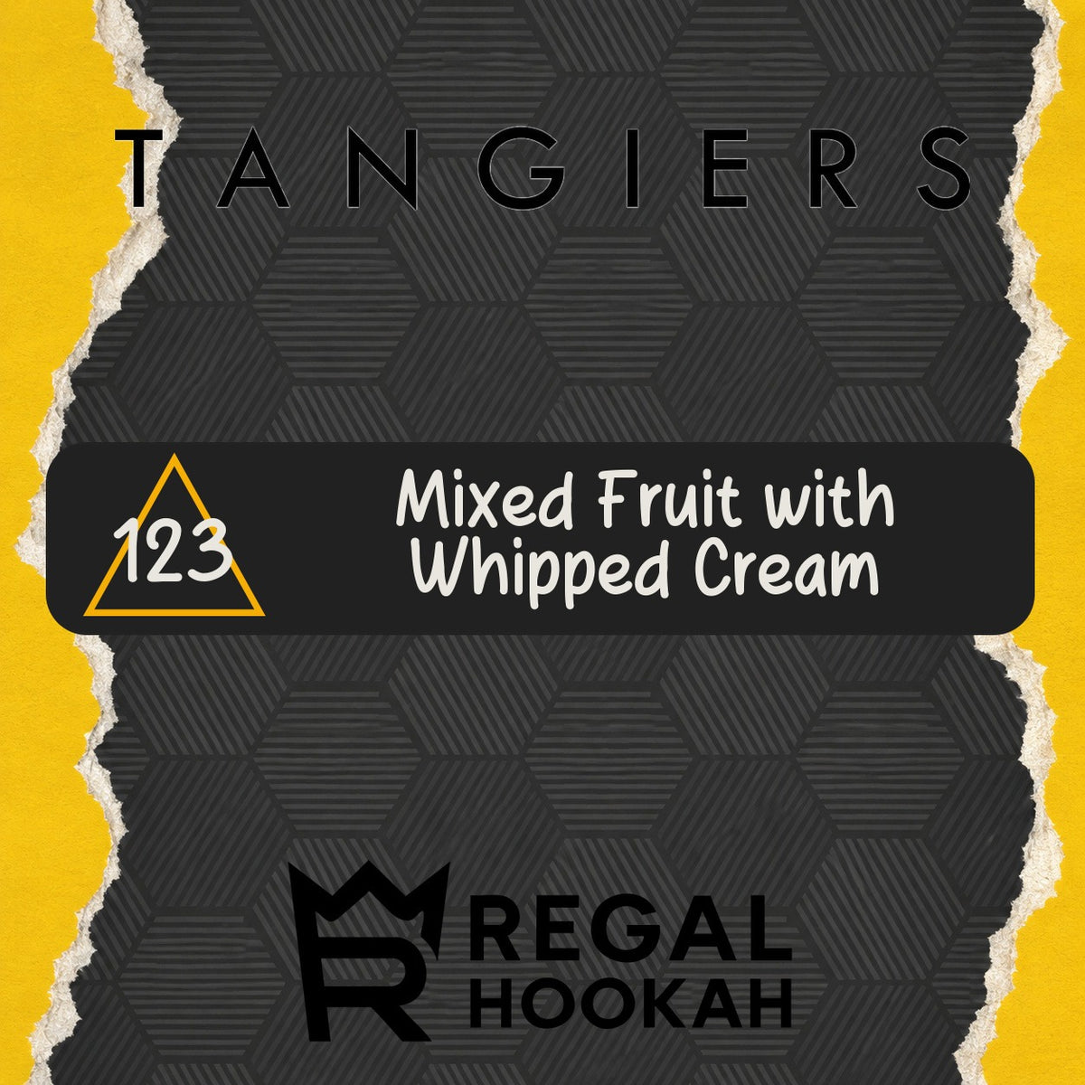 Tobacco Tangiers Noir C123 Mixed Fruit with Whipped Cream 250g