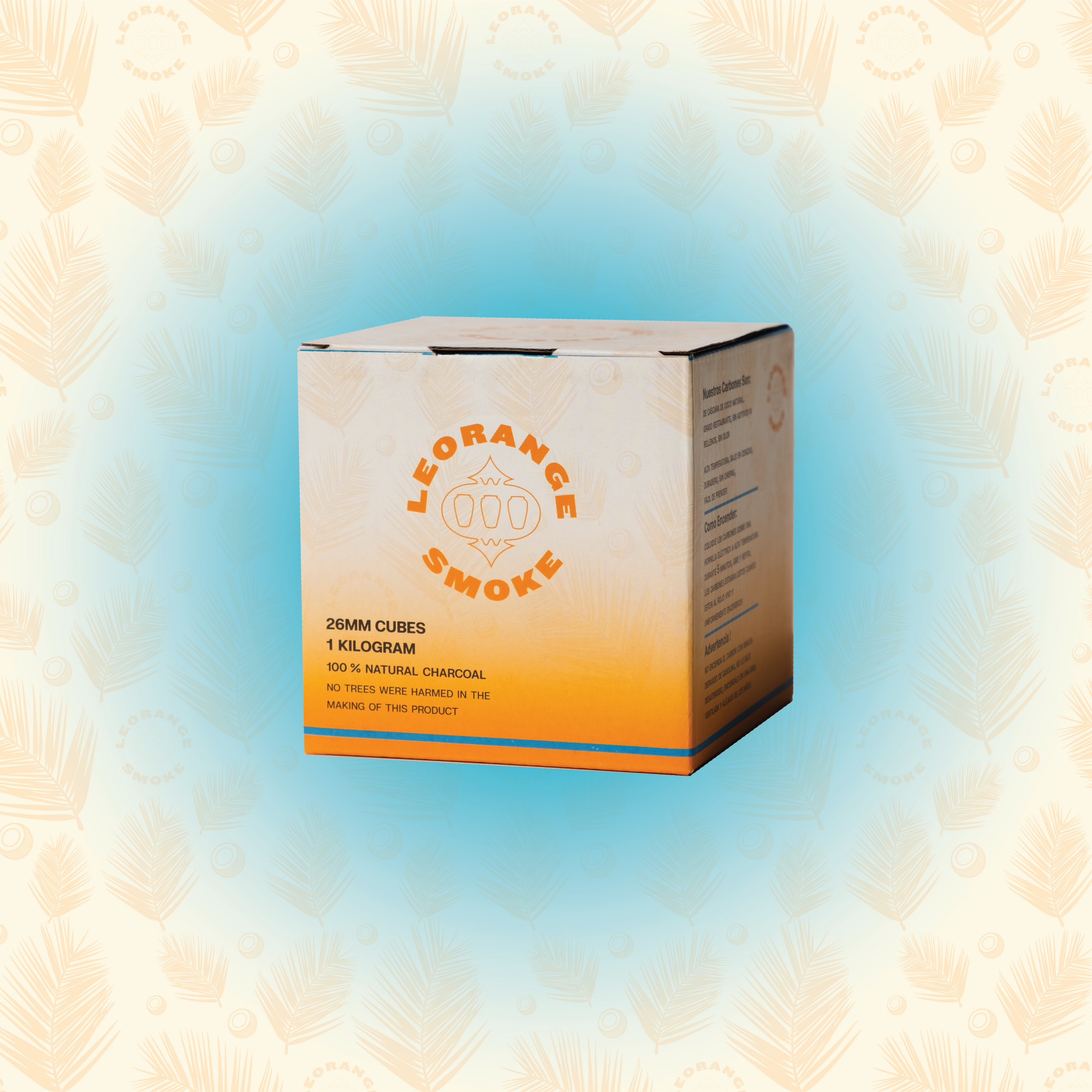 LeOrange Cubes 26mm 72pcs Coconut Charcoal (1KG)