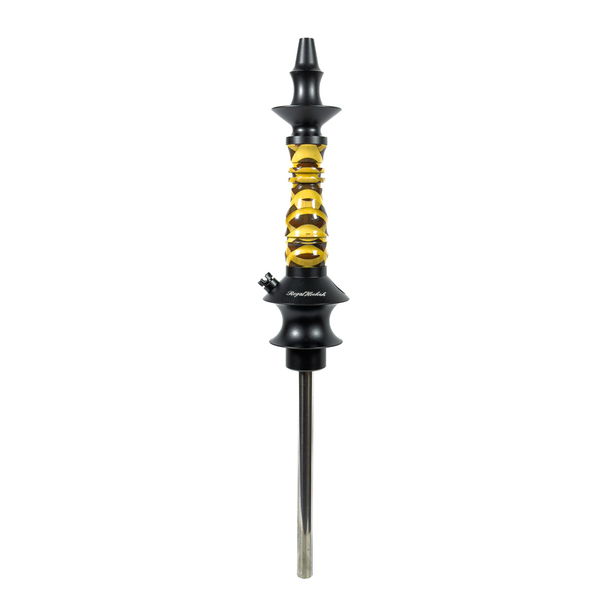 Regal Hookah Custom Clear Wood Brown Wood