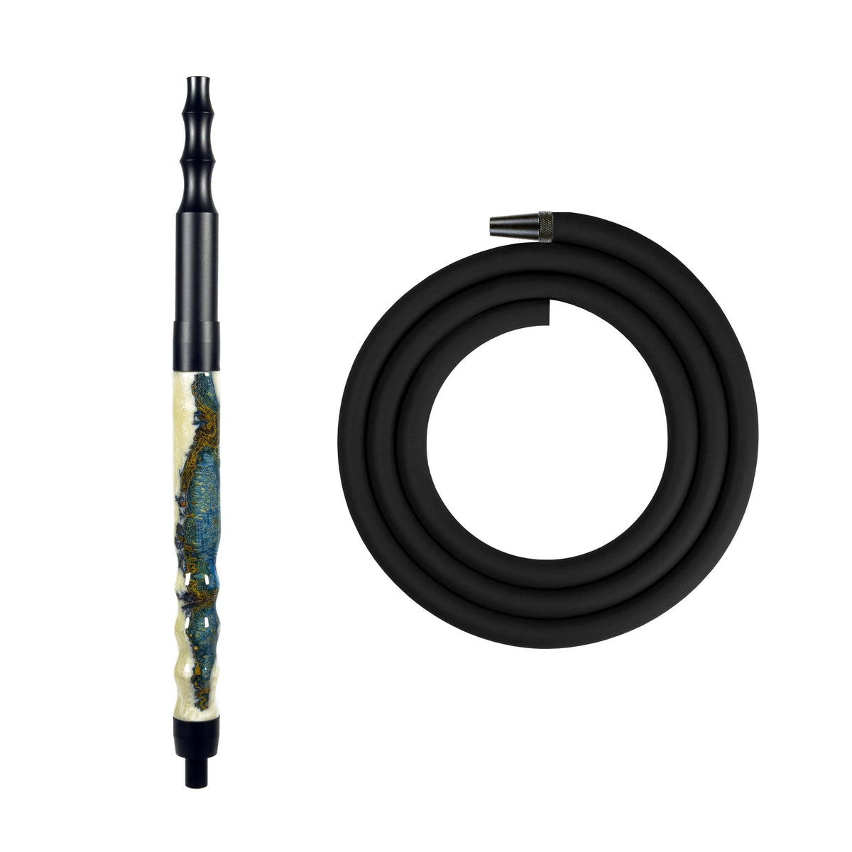 Regal Hookah Hose Kit Blue White Marble