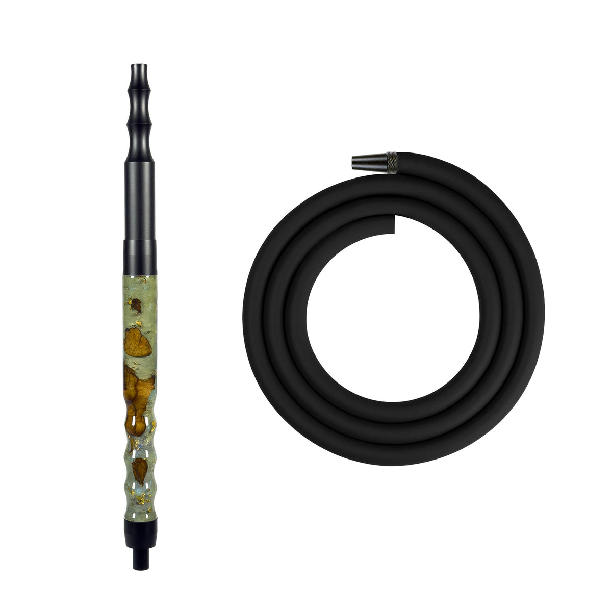 Regal Hookah Hose Kit Epoxy Gold Flakes