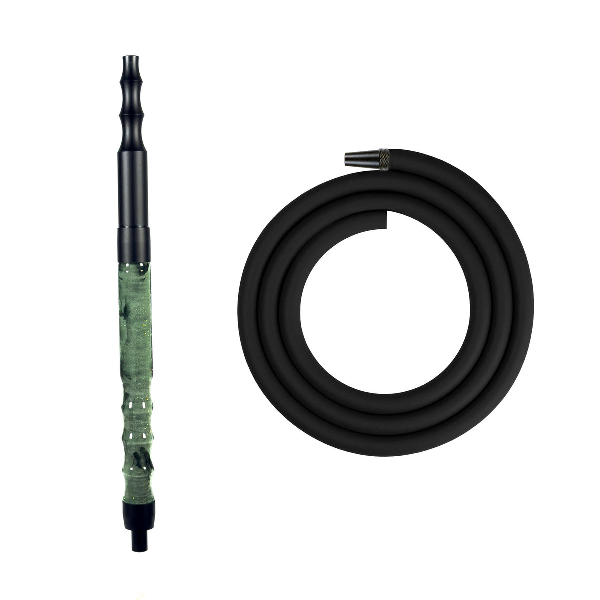 Regal Hookah Hose Kit Spacegreen Shimmer