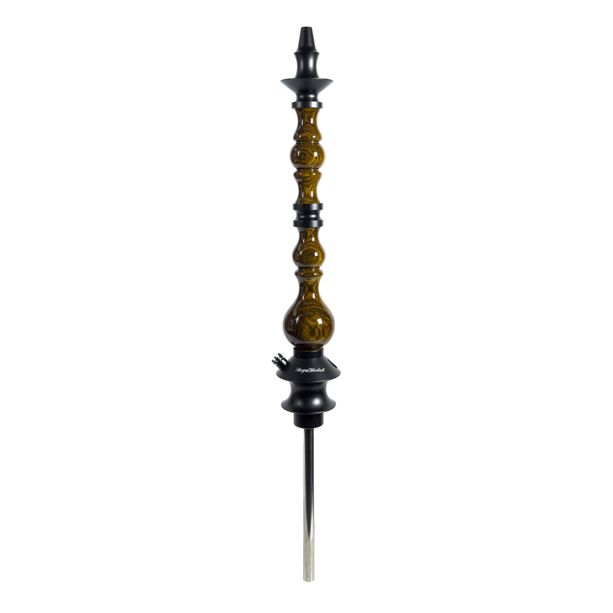 Regal Hookah King Satin Brown Wood