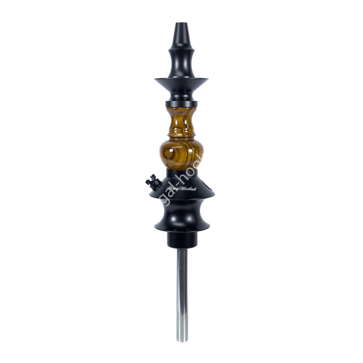 Regal Hookah Pawn Classic Satin Brown Wood