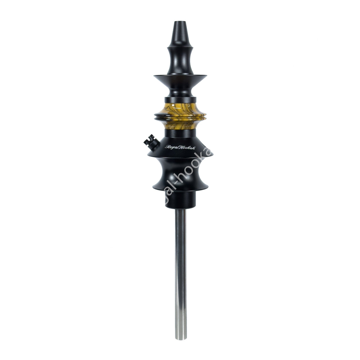 Regal Hookah Pawn Flat Satin Brown Wood