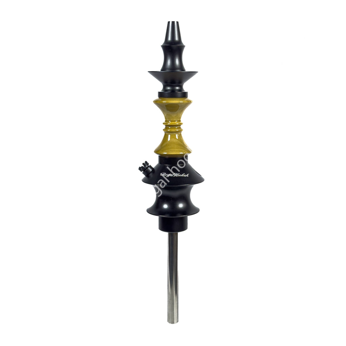 Regal Hookah Pawn Hourglass Clear Wood