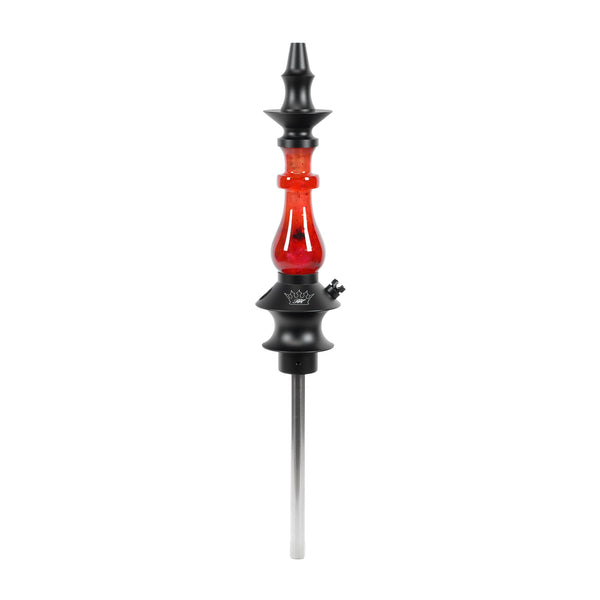 Regal Hookah Prince Epoxy Clear Red Sparks