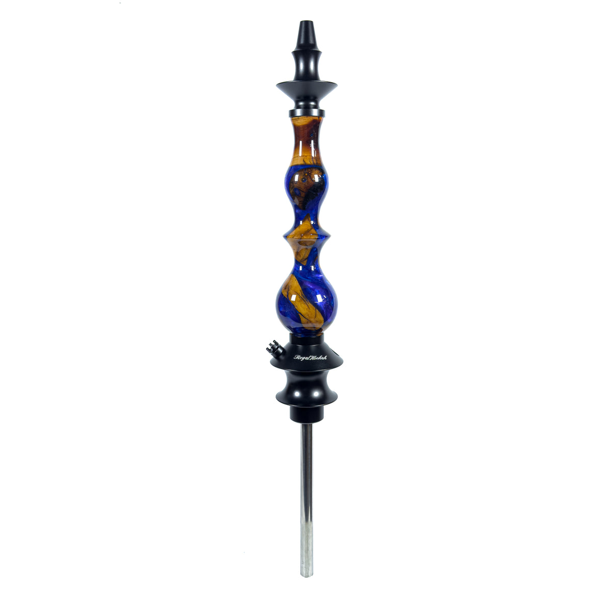 Regal Hookah Queen Epoxy Blue Wood