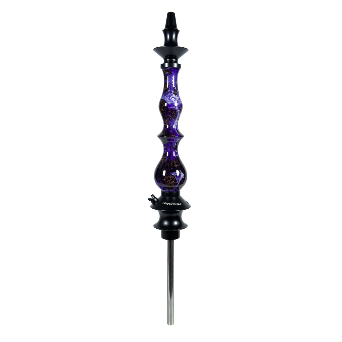 Regal Hookah Queen Epoxy Marble Purple Anise