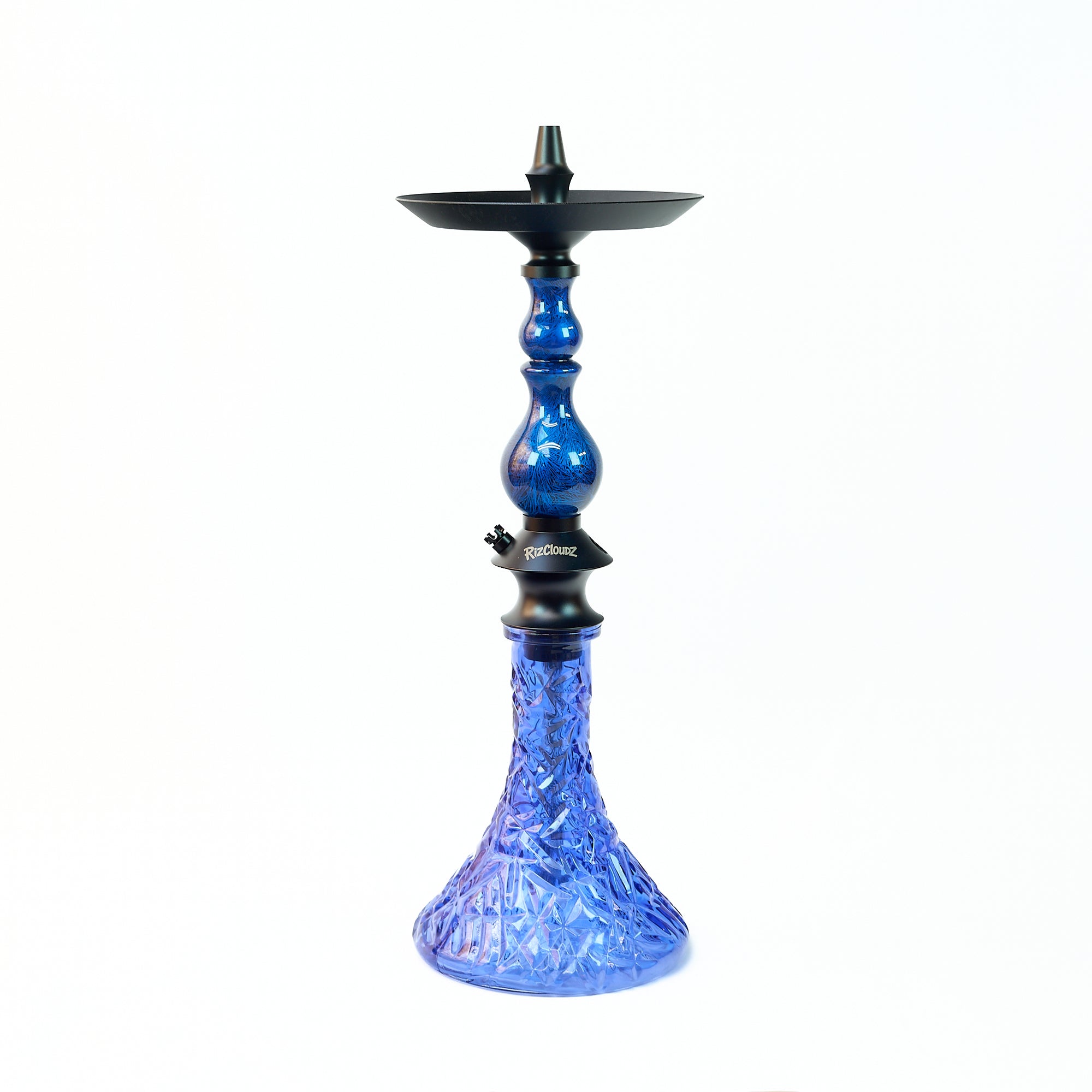 Regal Hookah Rizcloudz Bishop Blue Set