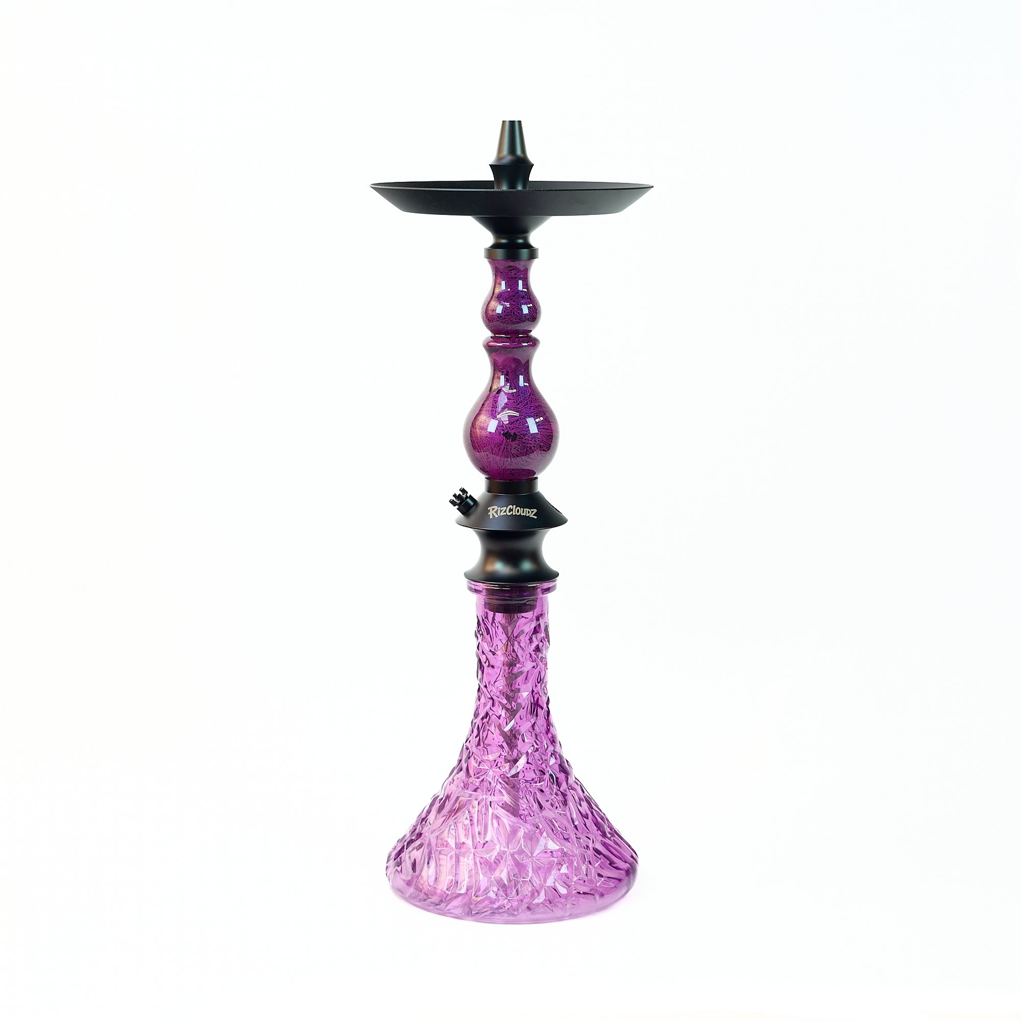 Regal Hookah Rizcloudz Bishop Violet Set