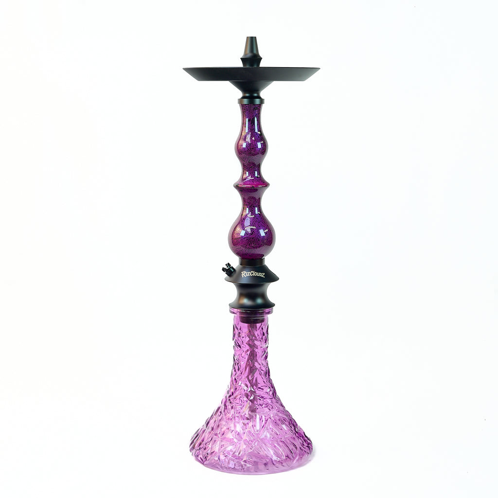 Regal Hookah Rizcloudz Queen Violet Set