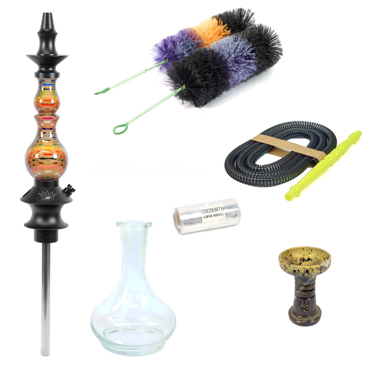 Hookah Starter Set Regal Hookah Bishop Epoxy Color Pencil