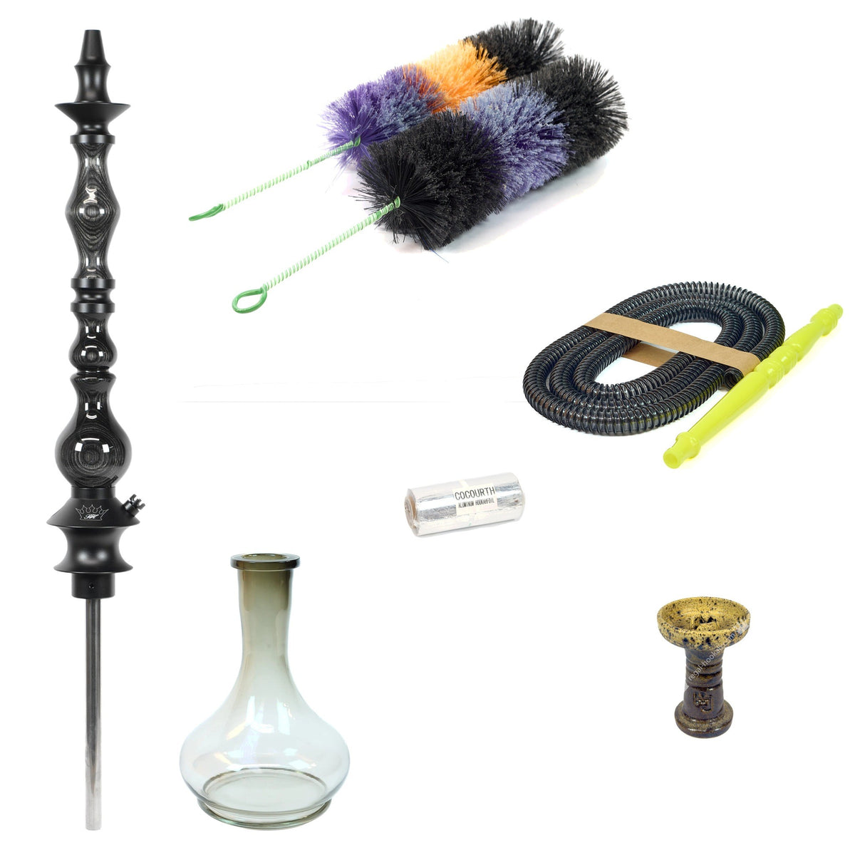 Hookah Starter Set Regal Hookah King DW Charcoal